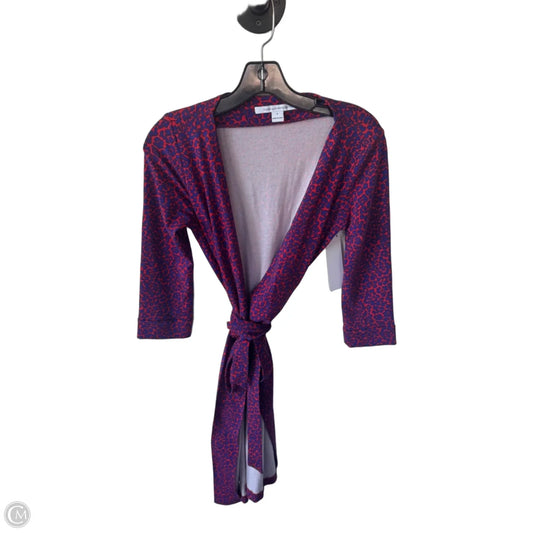 Dress Designer By Diane Von Furstenberg In Blue & Red