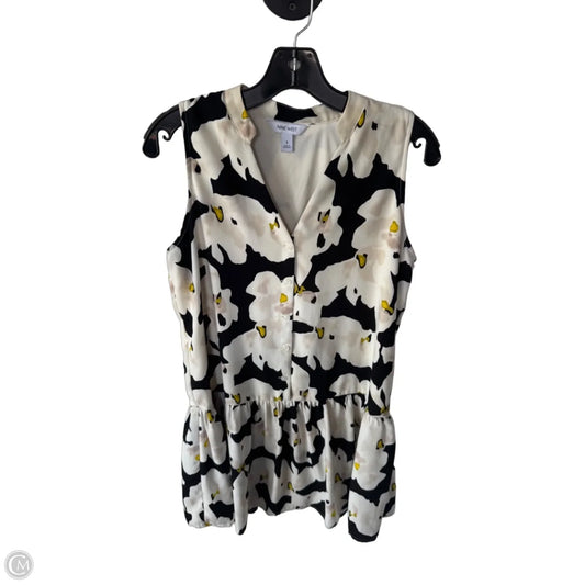 Dress Work By Nine West Apparel In Black & Cream, Size: S