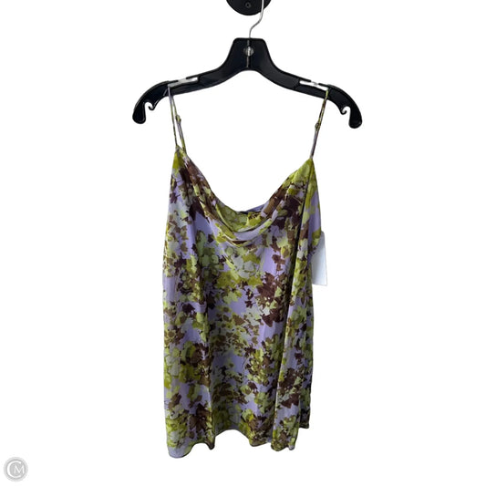 Dress Party Short By Banana Republic In Green & Purple, Size: Xl