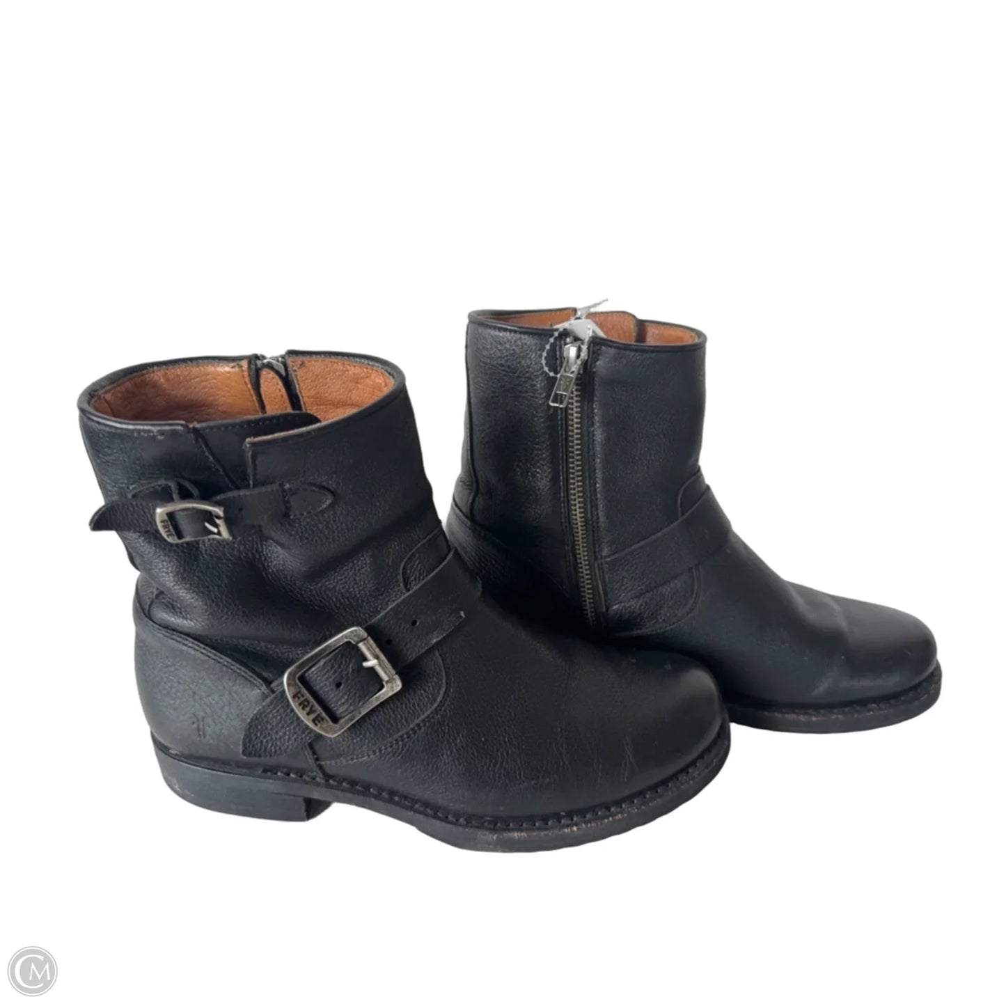 Boots Designer By Frye In Black, Size: 7.5