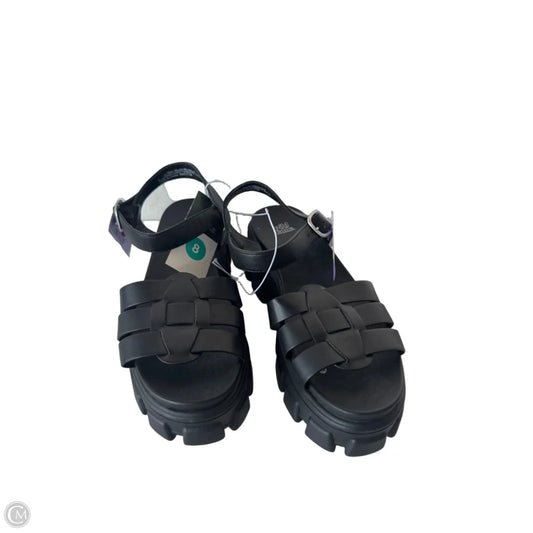 Sandals Heels Block By Wild Fable In Black, Size: 8