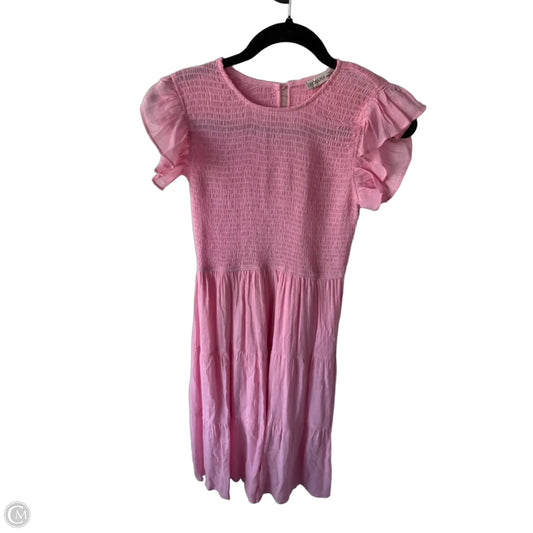 Dress Casual Midi By Zenana In Pink, Size: M