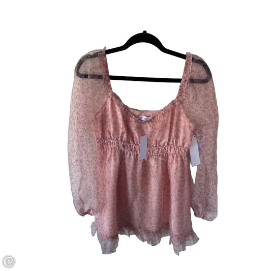 Dress Party Short By All In Favor In Peach, Size: M