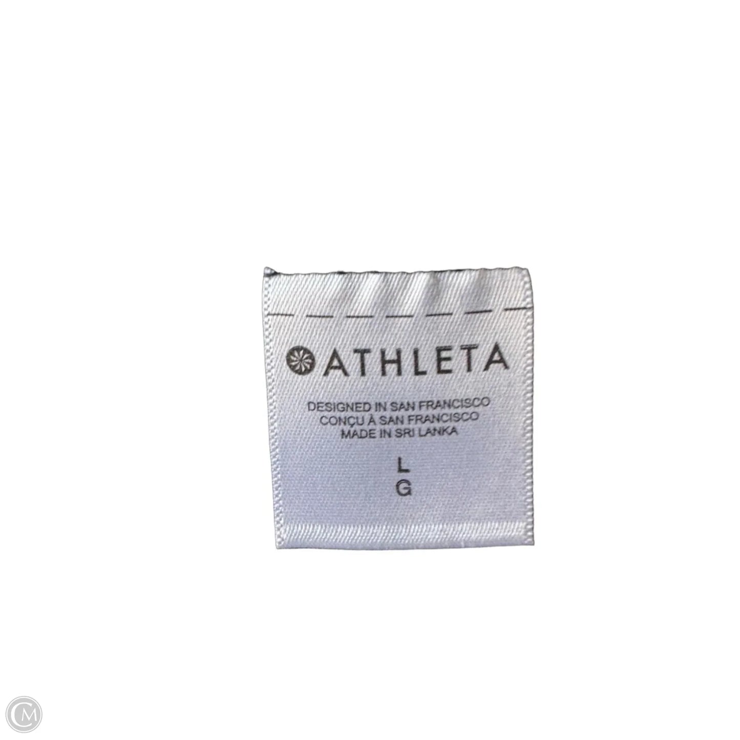 Athletic Top Long Sleeve Crewneck By Athleta In Grey, Size: L
