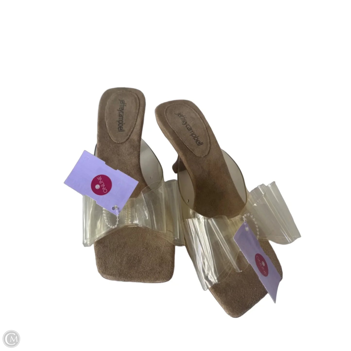 Sandals Heels Block By Jeffrey Campbell In Clear, Size: 7