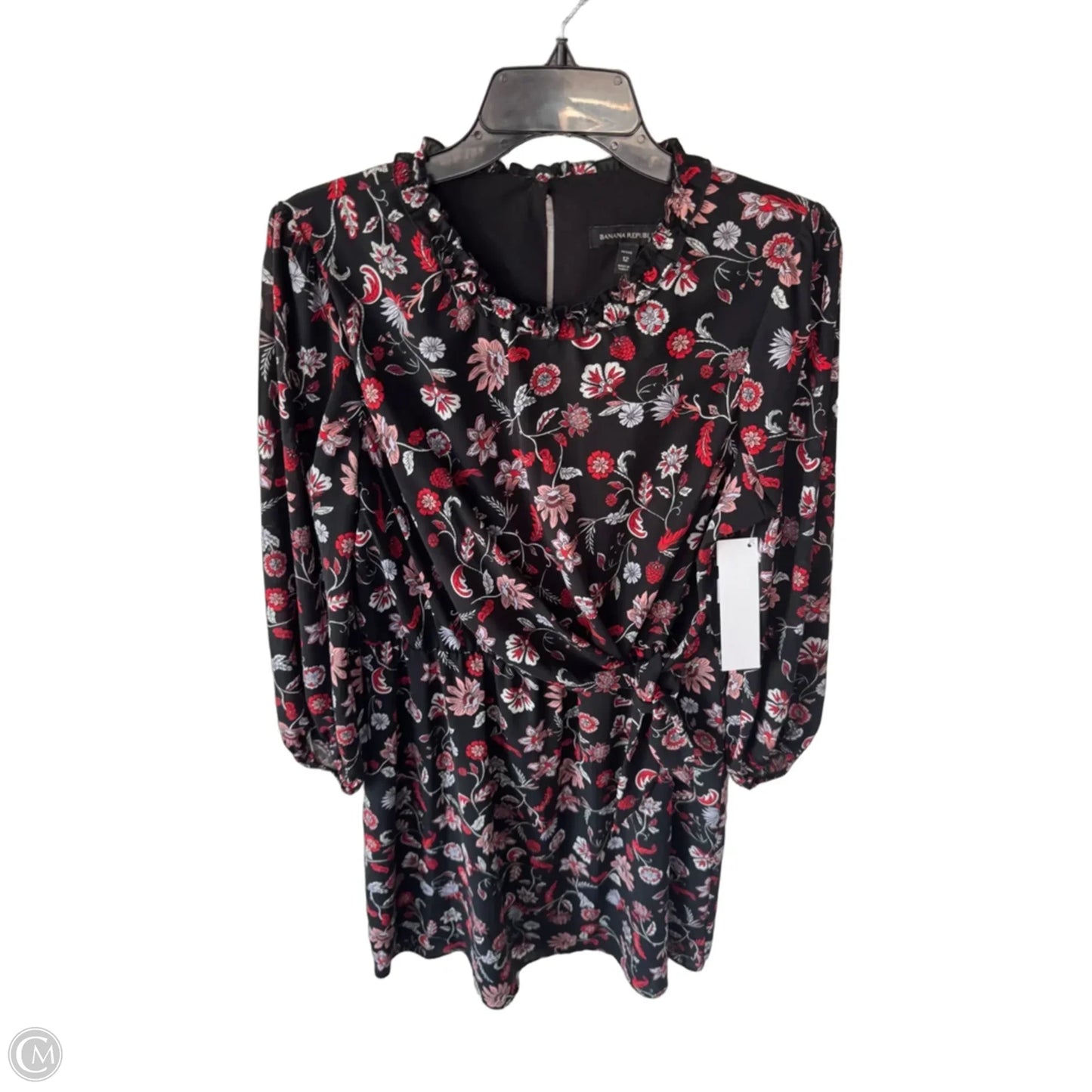 Dress Casual Short By Banana Republic In Black & Red, Size: Lp