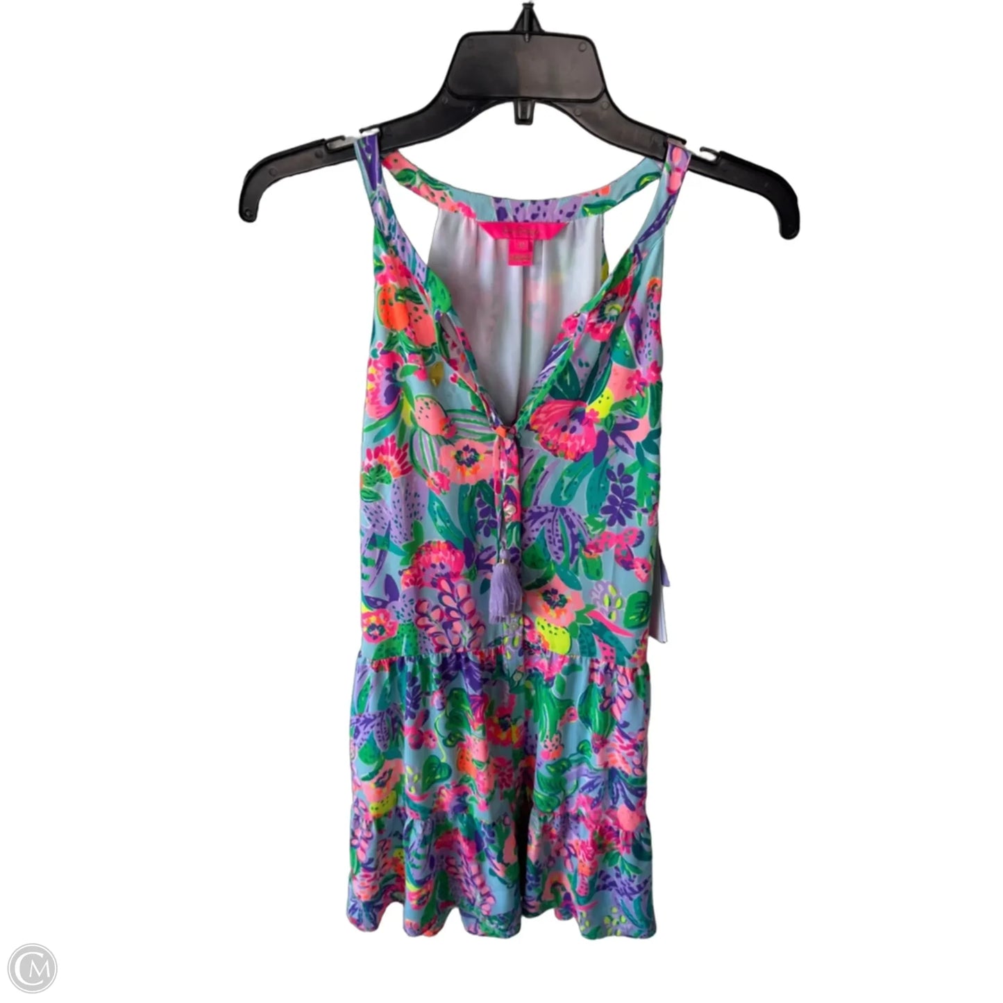 Dress Designer By Lilly Pulitzer In Blue & Pink, Size: M