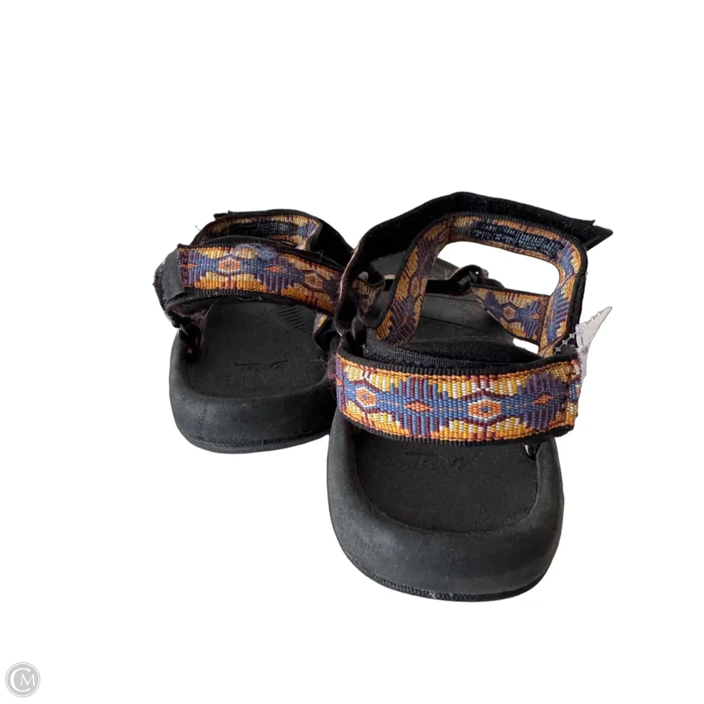 Sandals Flats By Teva In Blue & Orange, Size: 9