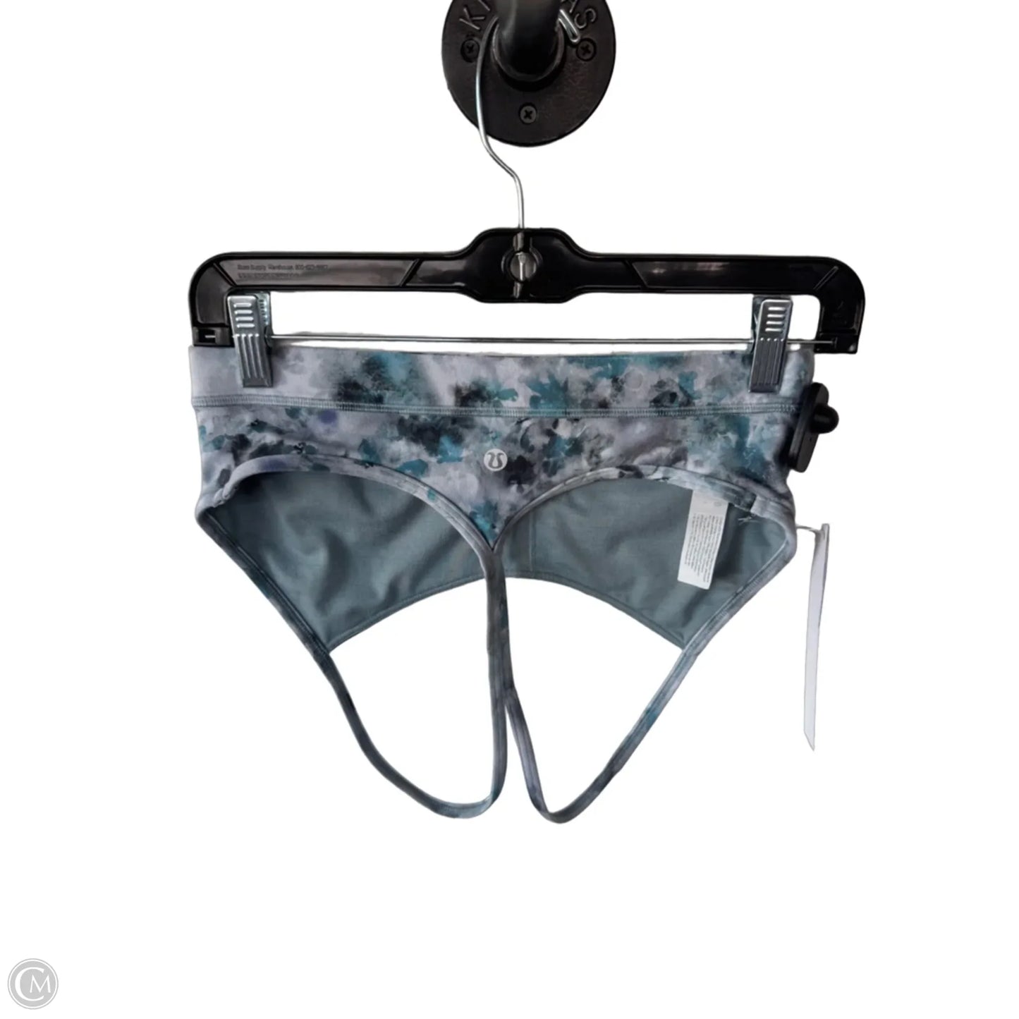 Athletic Bra By Lululemon In Blue & Green, Size: M