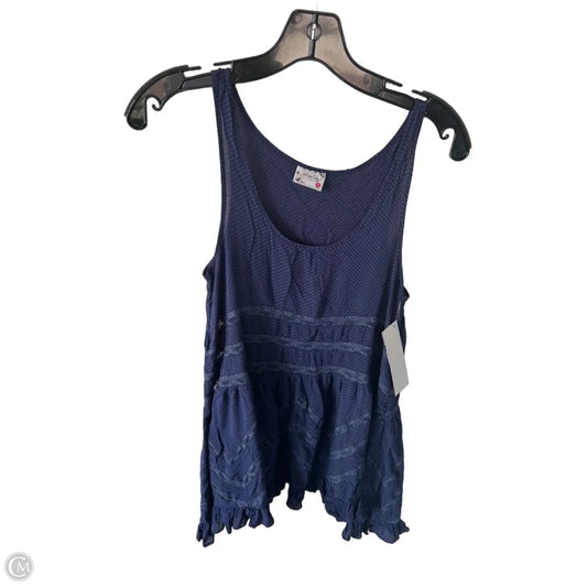 Tunic Sleeveless By Free People In Blue, Size: Xs