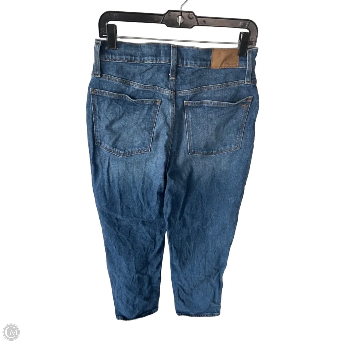Jeans Straight By Madewell In Blue Denim, Size: 6