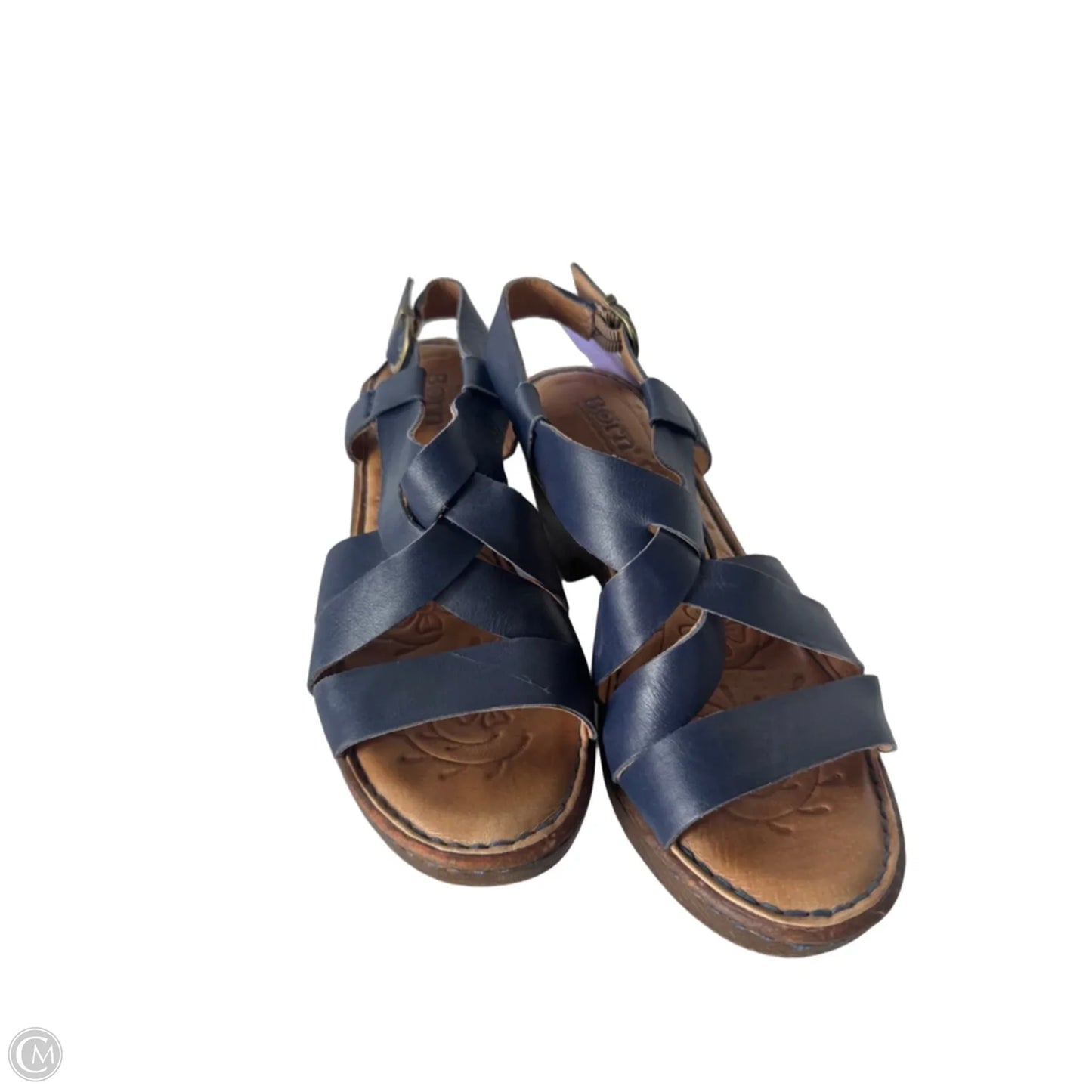 Sandals Heels Wedge By Born In Blue, Size: 8