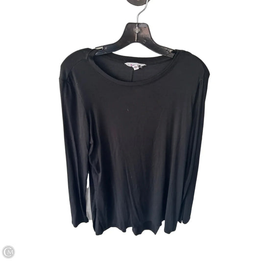 Athletic Top Long Sleeve Crewneck By Athleta In Black, Size: M