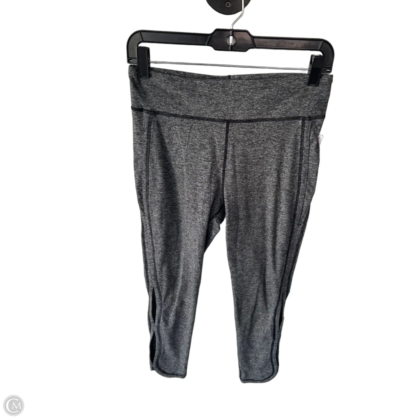 Athletic Leggings By Free People In Black & Grey, Size: 8