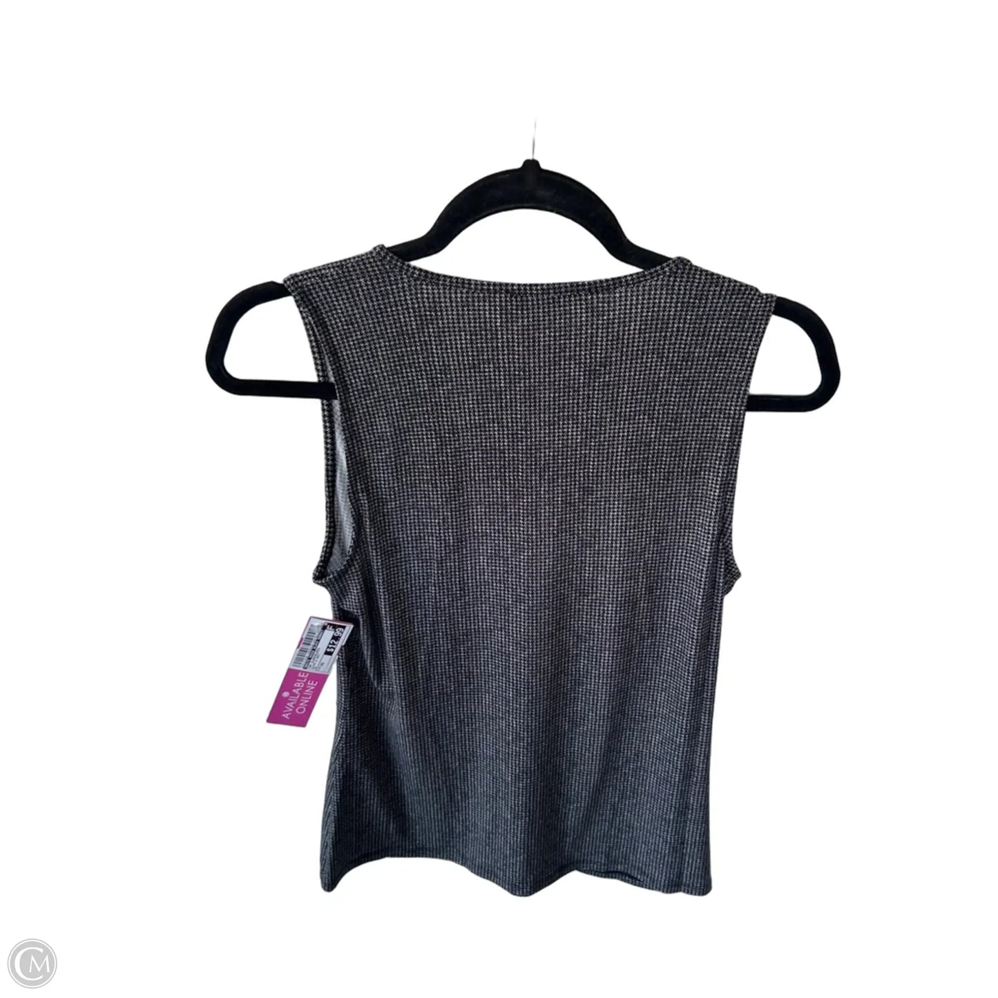 Top Sleeveless By White House Black Market In Black & Grey, Size: Xs