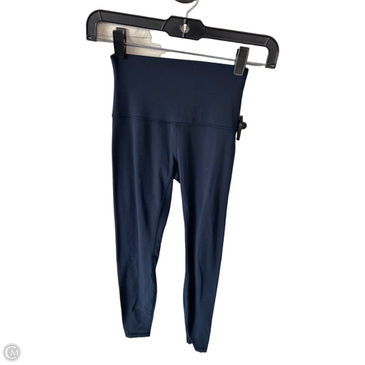 Athletic Leggings By Lululemon In Navy, Size: 2