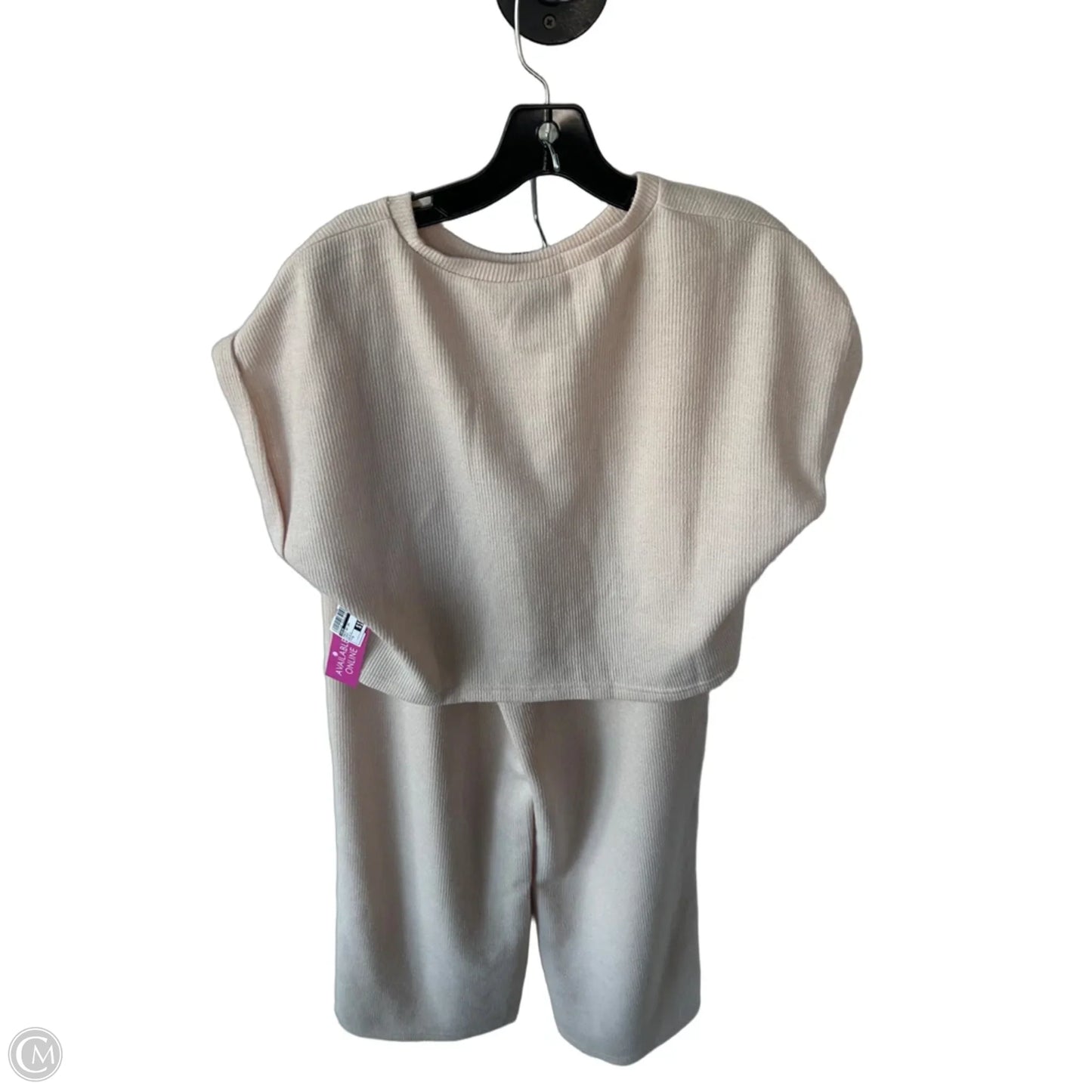 Pants Set 2pc By Shein In Cream, Size: M