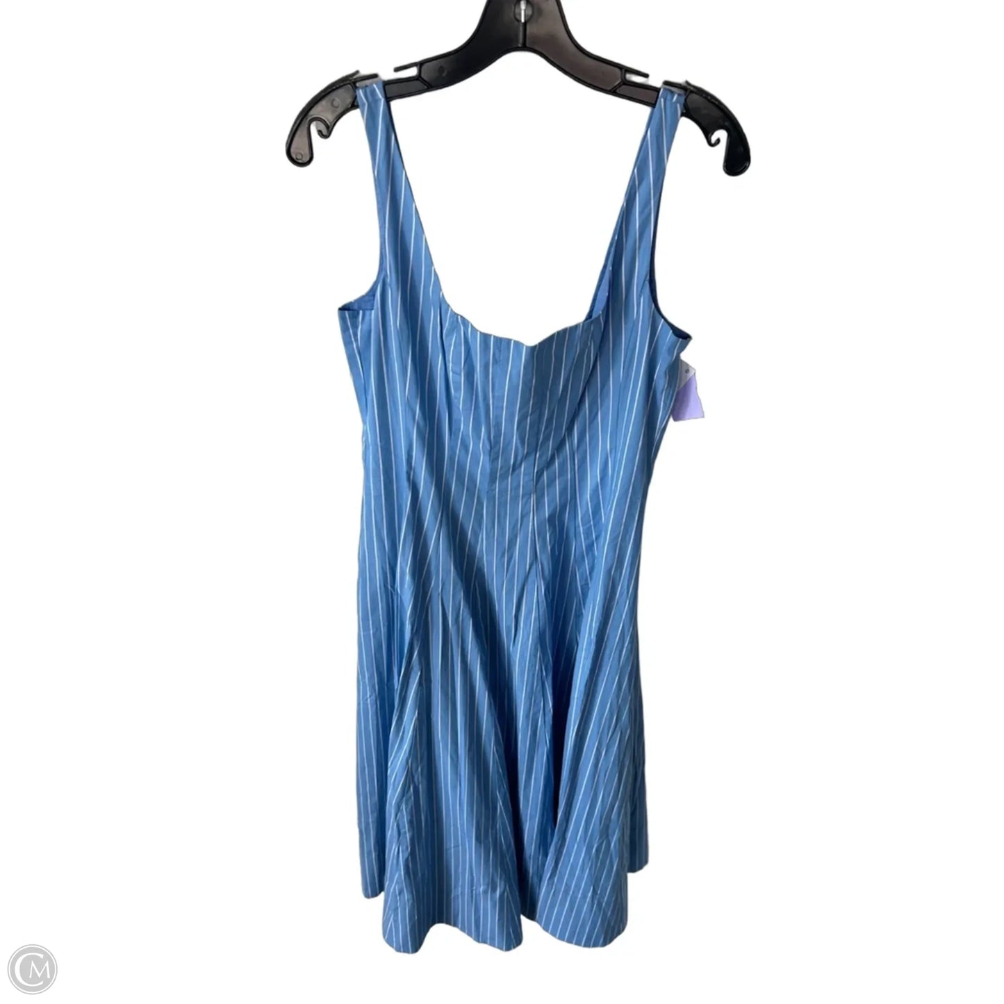 Dress Casual Midi By Clothes Mentor In Blue & White, Size: M