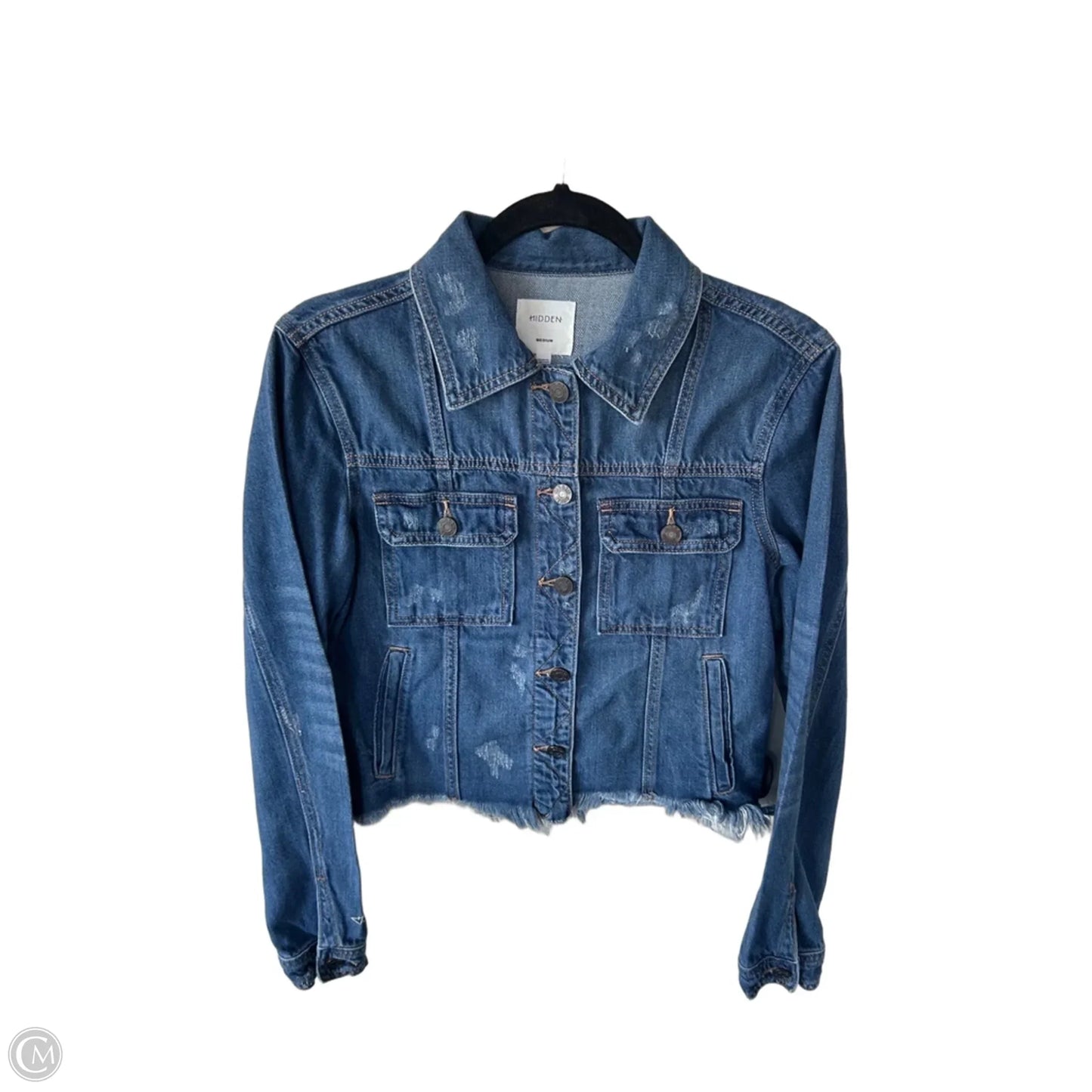 Jacket Denim By Hidden In Blue Denim, Size: M