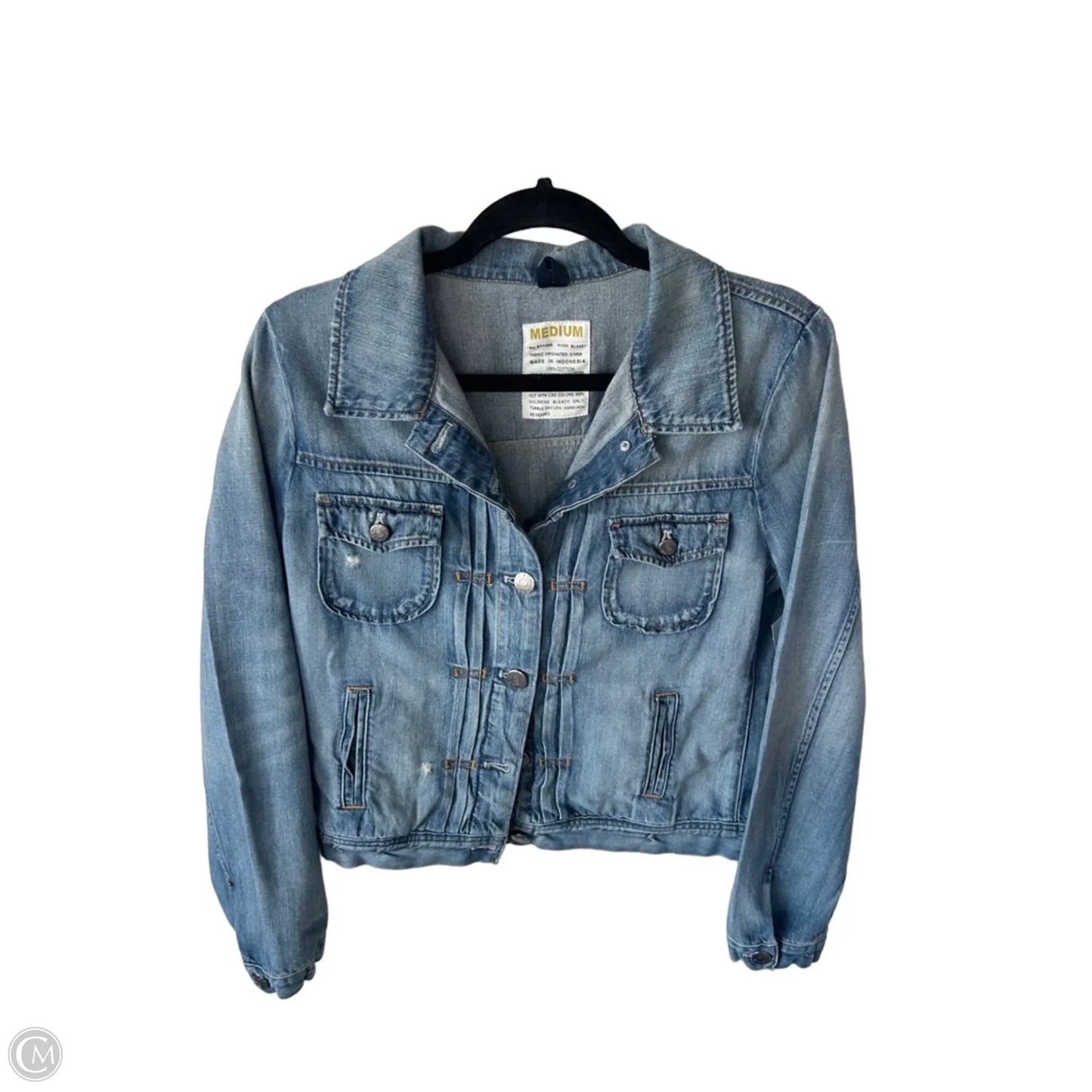 Jacket Denim By J. Crew In Blue Denim, Size: M