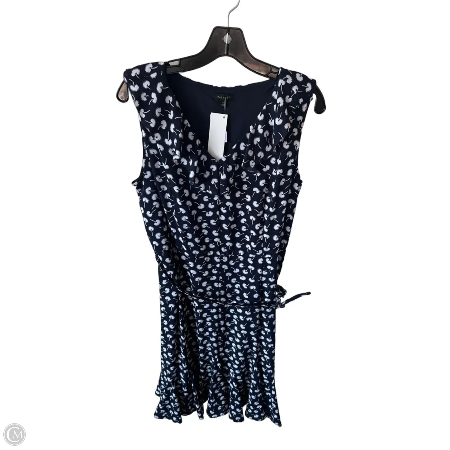 Dress Work By Talbots In Blue & White, Size: L
