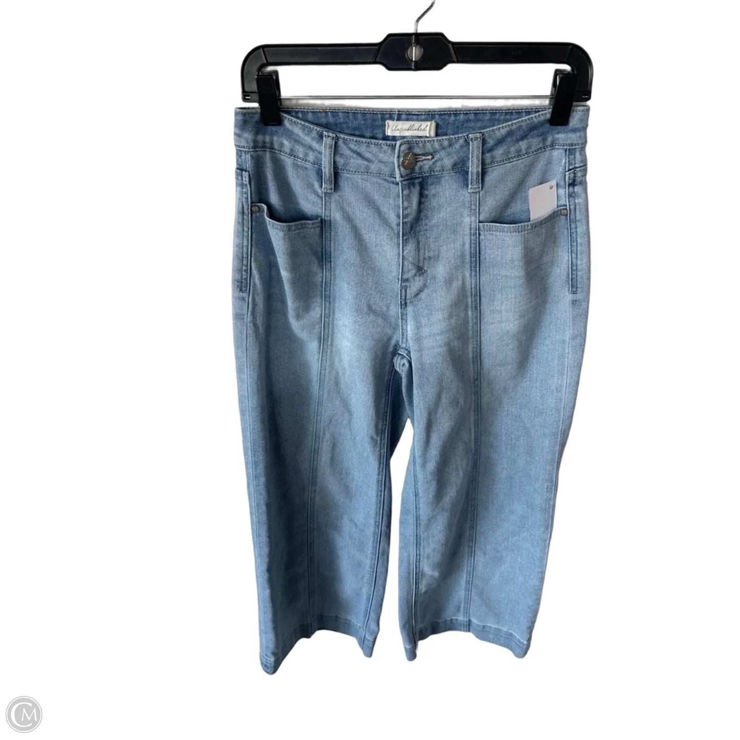 Jeans Wide Leg By Clothes Mentor In Blue Denim, Size: 4