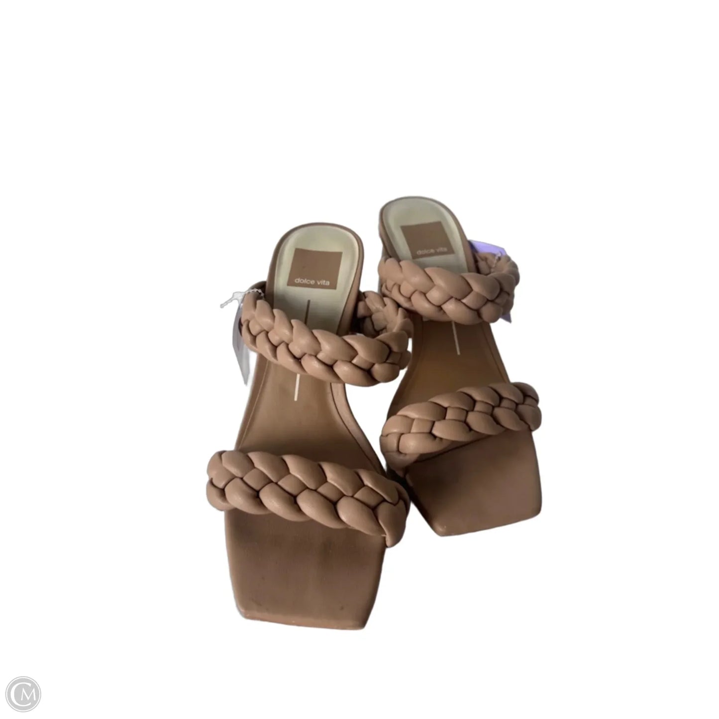 Sandals Heels Block By Dolce Vita In Tan, Size: 7