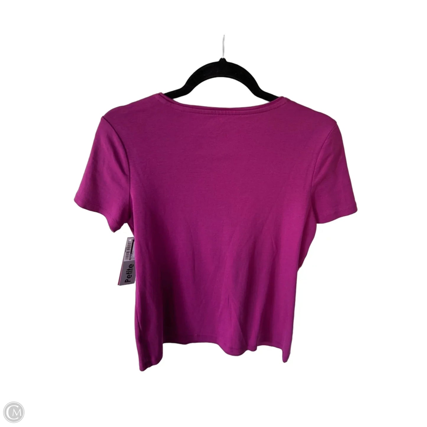 Top Short Sleeve Basic By Talbots In Pink, Size: Mp