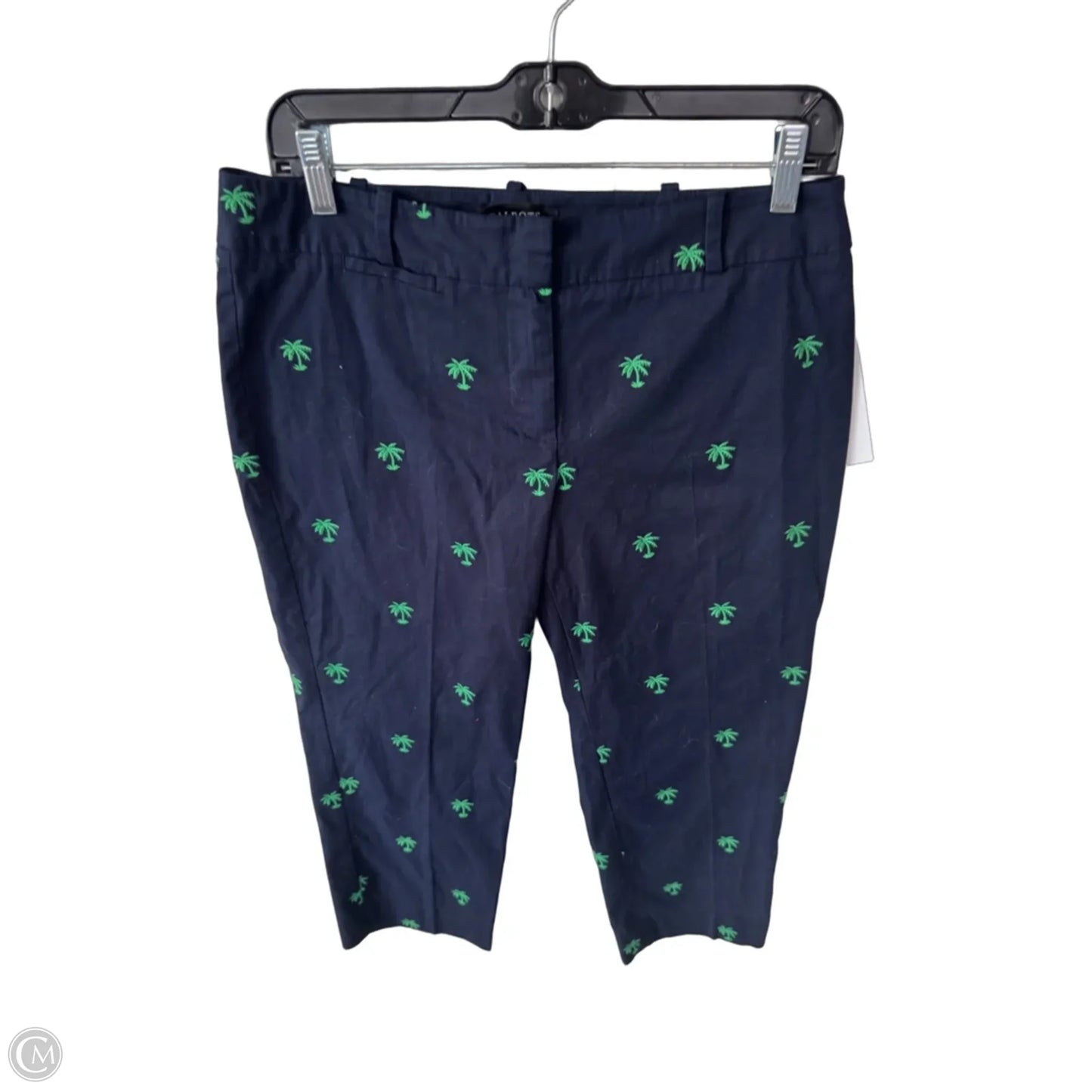 Pants Cropped By Talbots In Blue & Green, Size: 6p