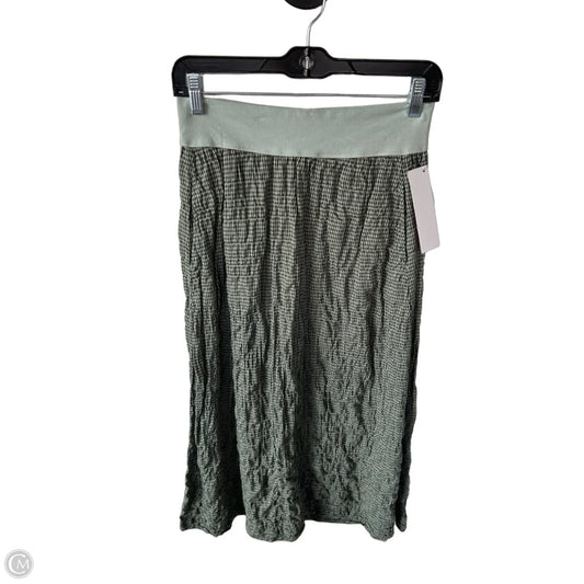 Skirt Maxi By Cut Loose In Green, Size: M