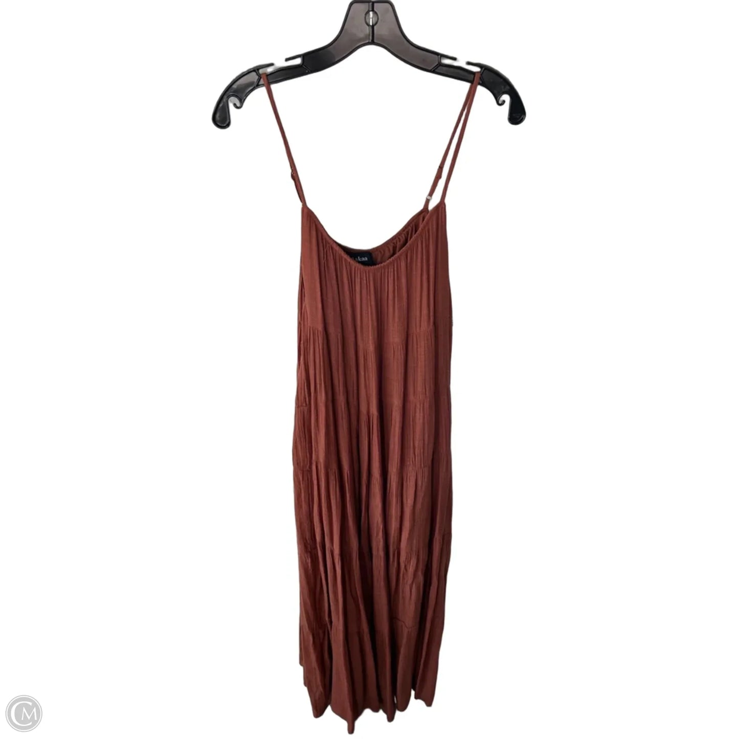 Dress Casual Maxi By Aakaa In Brown, Size: M