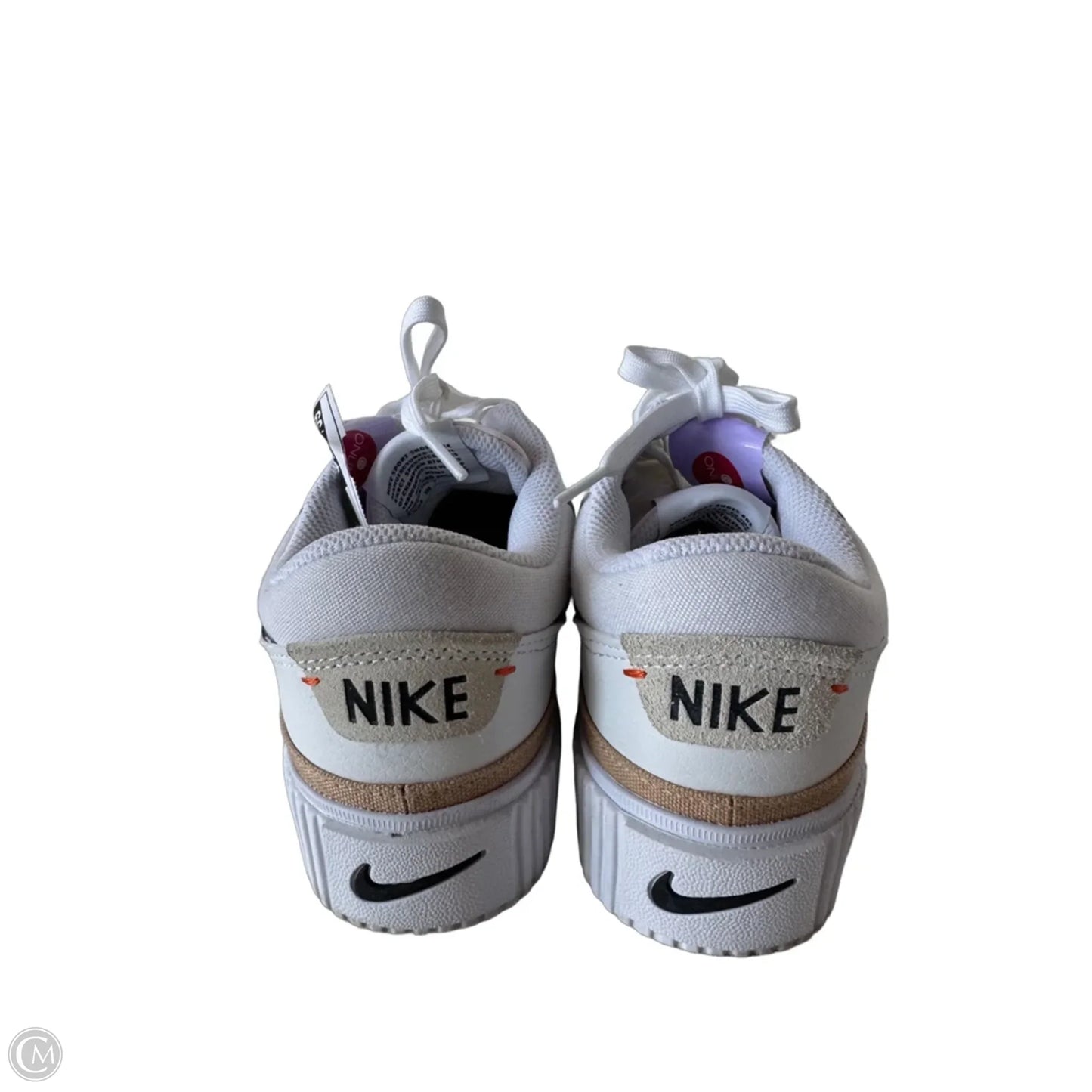 Shoes Sneakers Platform By Nike In Black & White, Size: 8