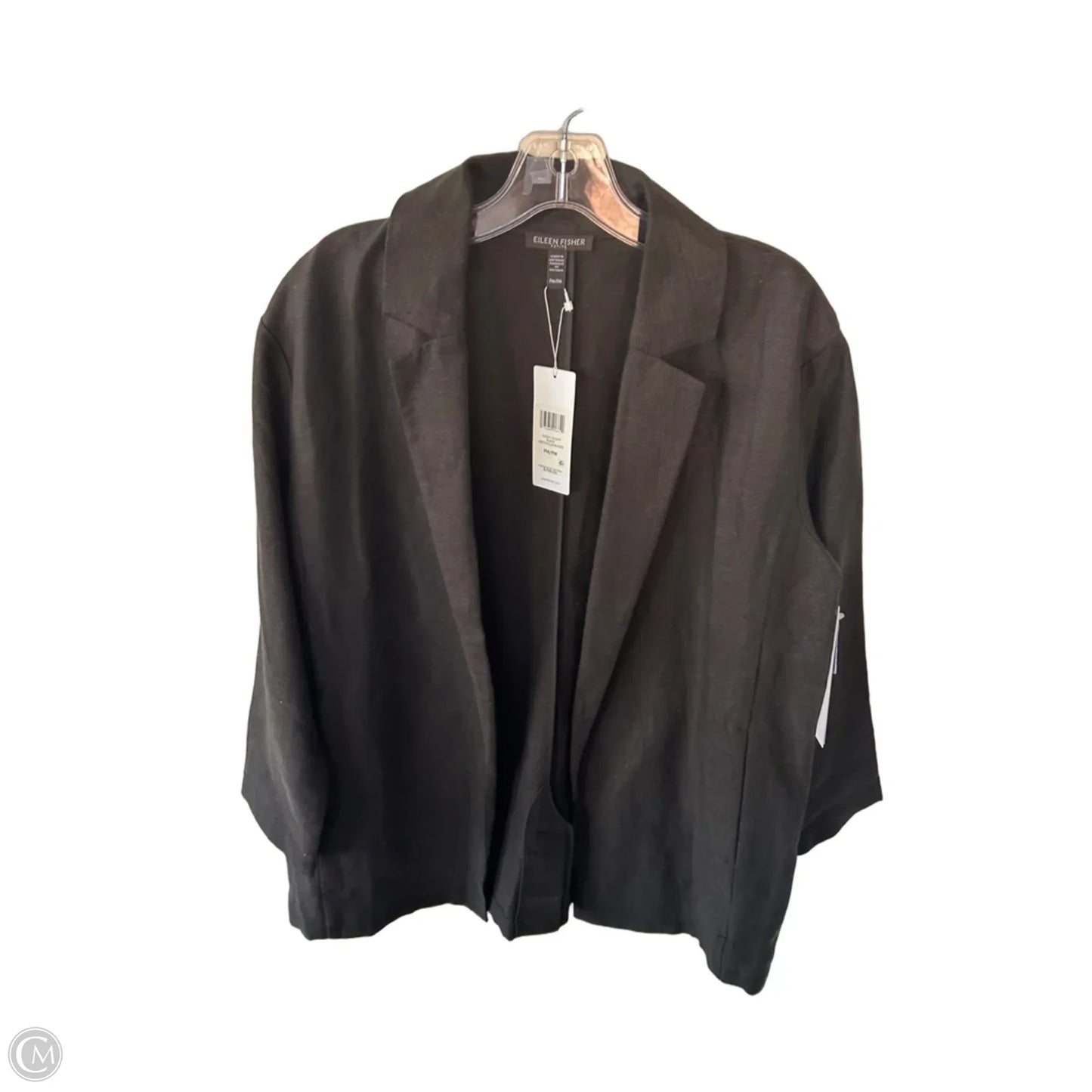 Blazer By Eileen Fisher In Black, Size: Mp