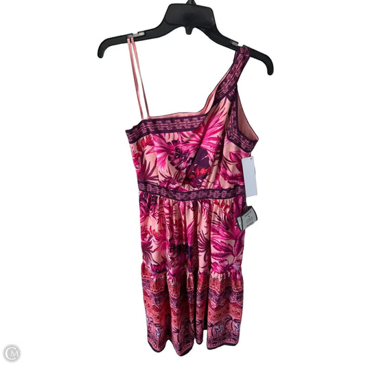 Dress Party Midi By Eliza J In Pink & Purple, Size: M