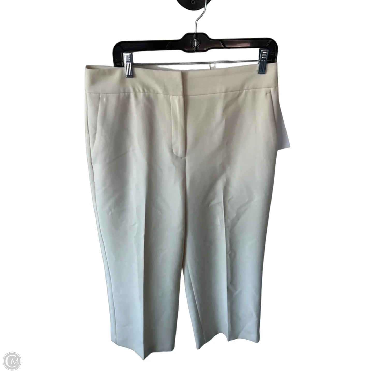 Pants Cropped By Ann Taylor In Cream, Size: 10