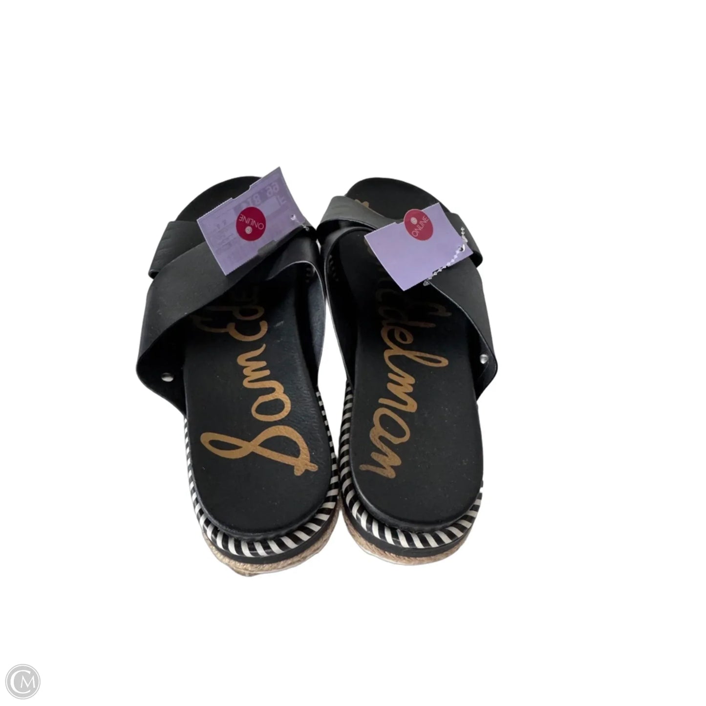Sandals Flats By Sam Edelman In Black, Size: 6.5