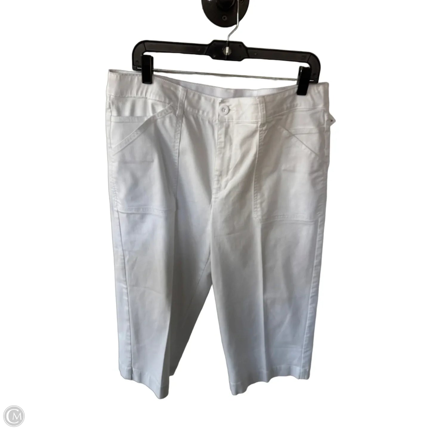 Pants Cropped By Chicos In White, Size: 16