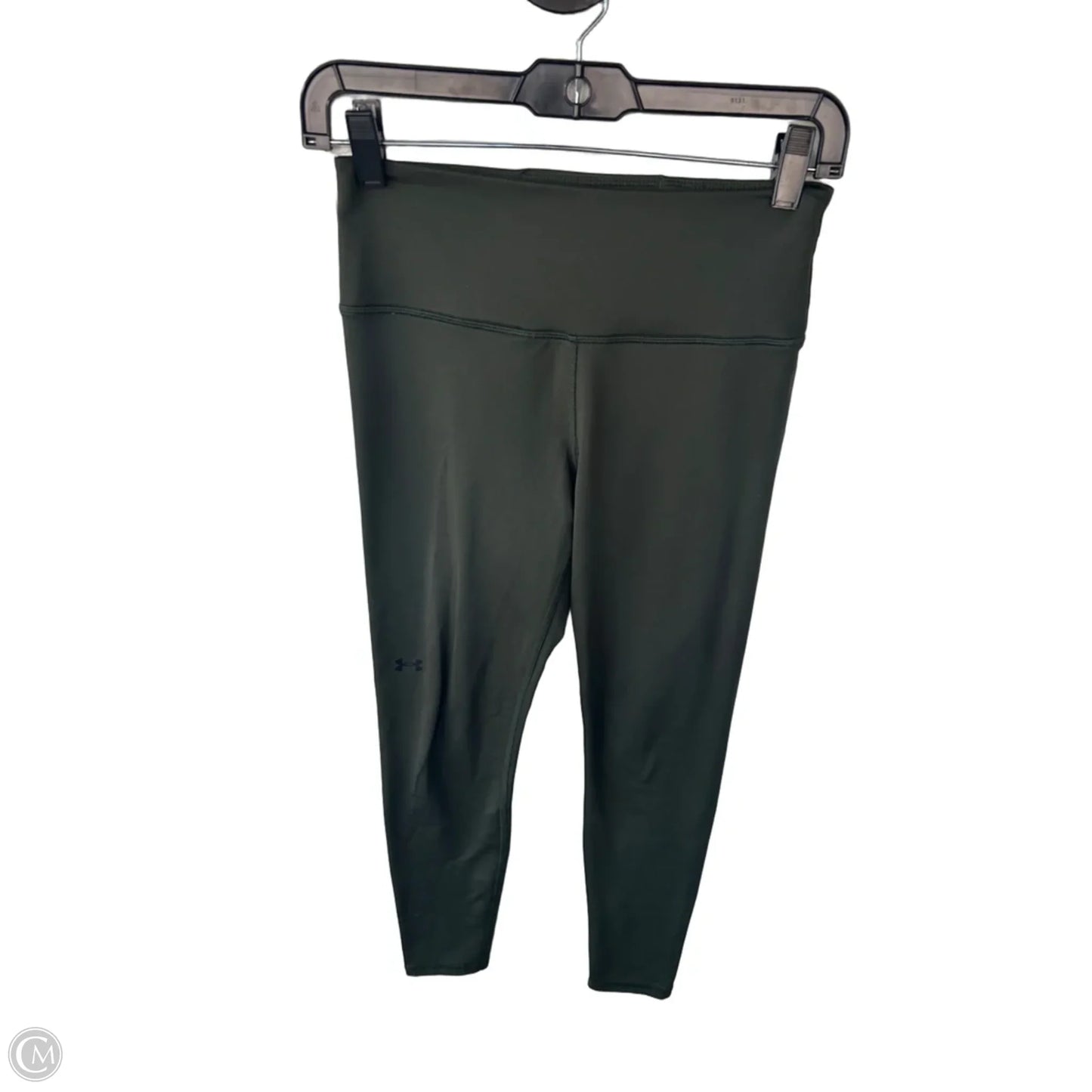 Athletic Leggings By Under Armour In Green, Size: 4