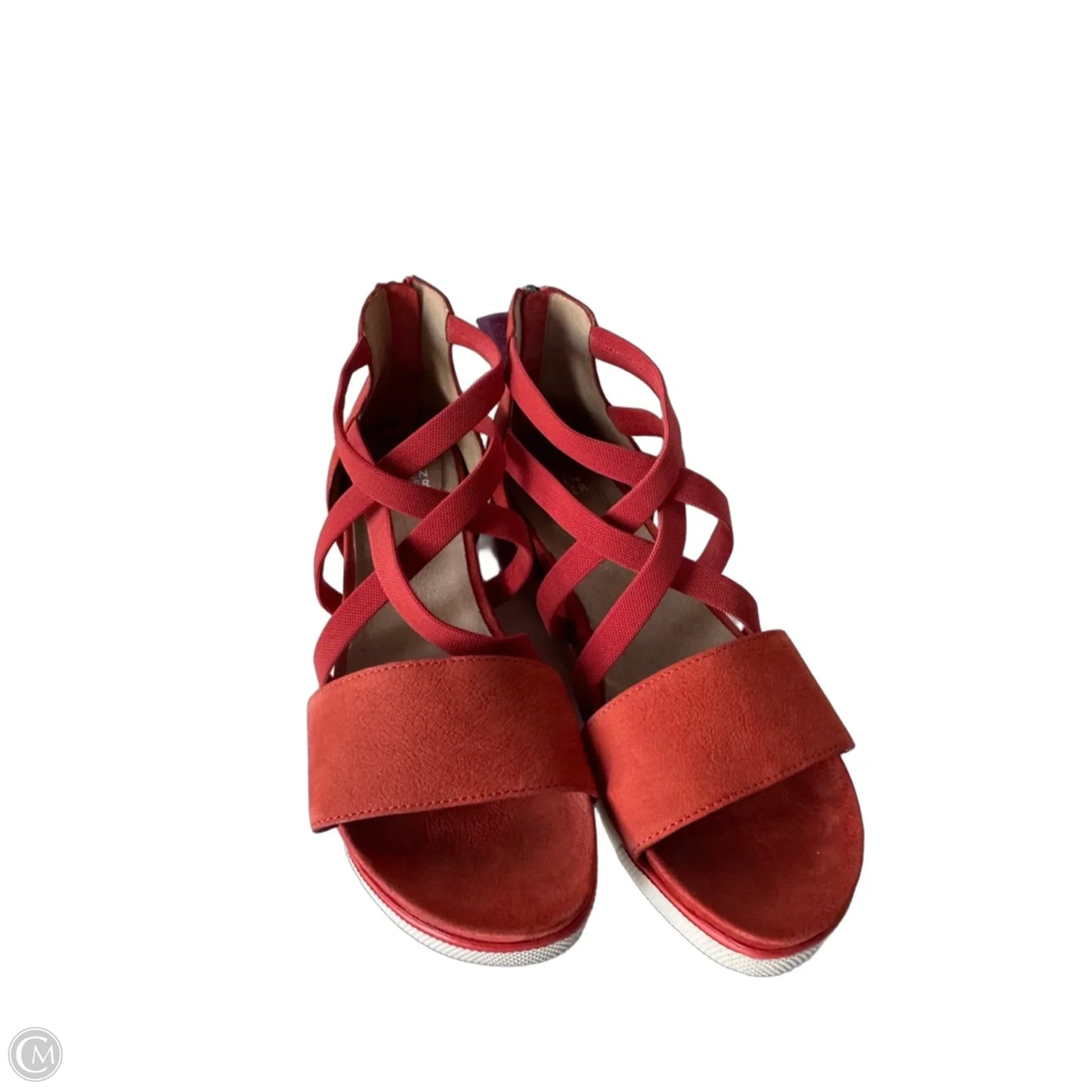 Sandals Flats By Eileen Fisher In Orange, Size: 9