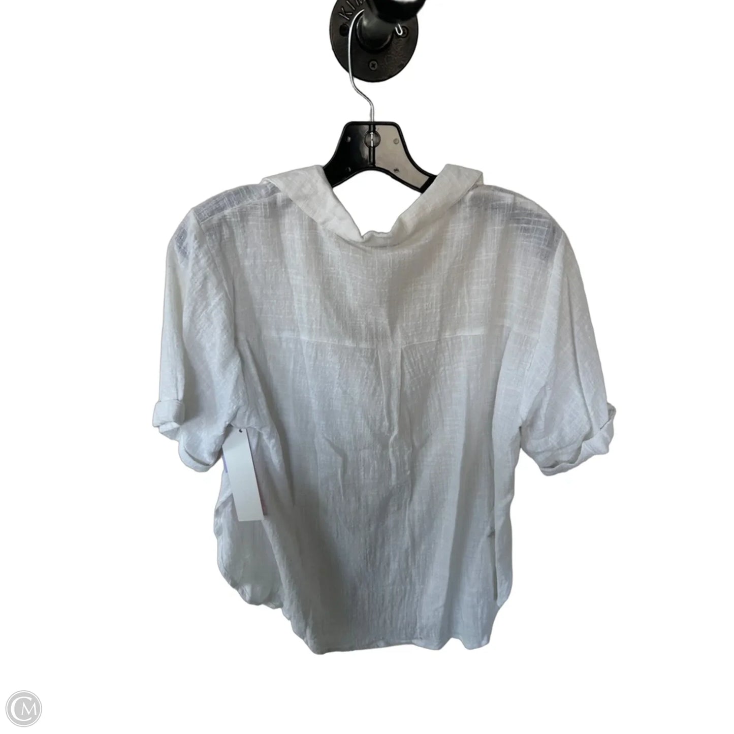 Top Short Sleeve By Petal & Pup In White, Size: Xs