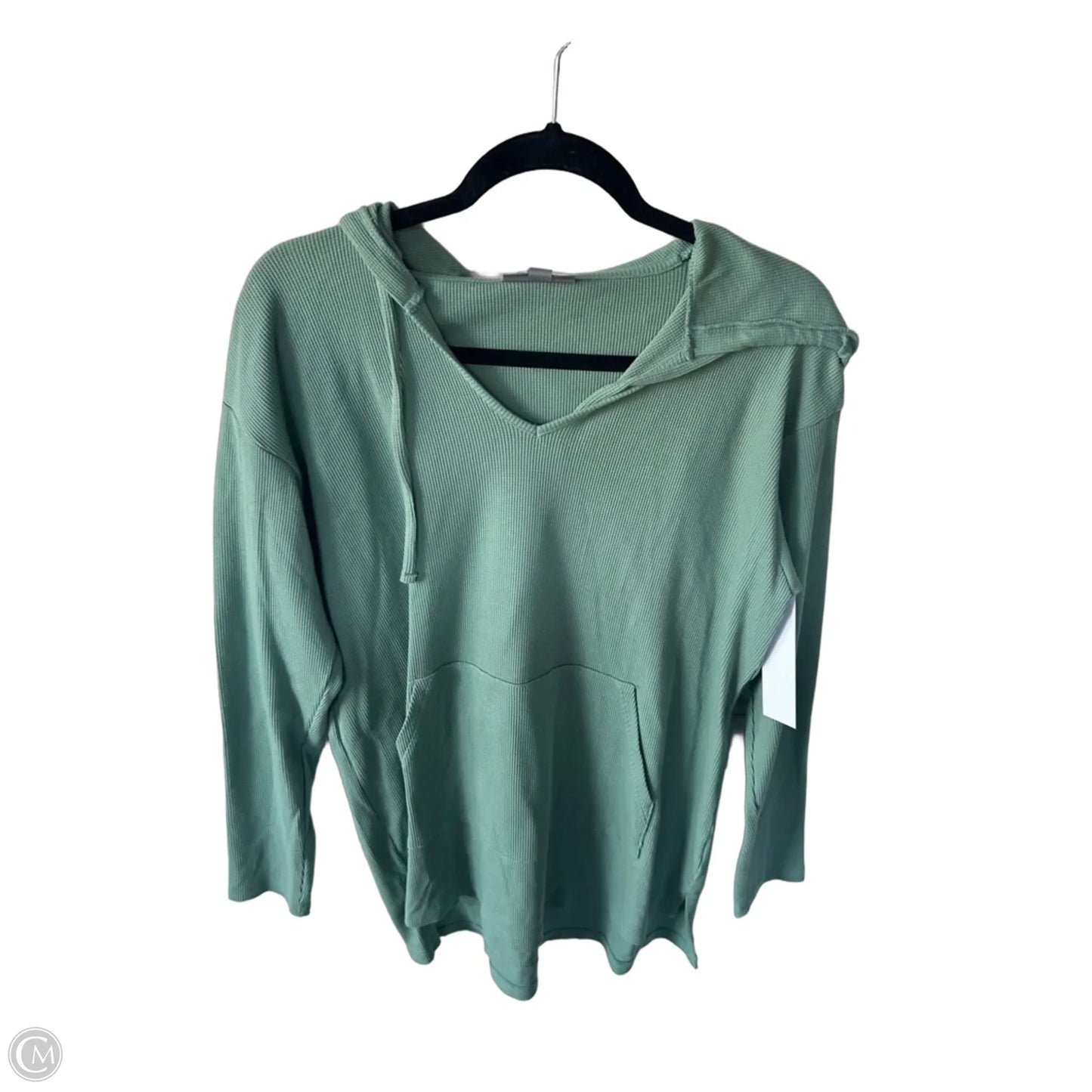 Top Long Sleeve By Style And Company In Green, Size: M