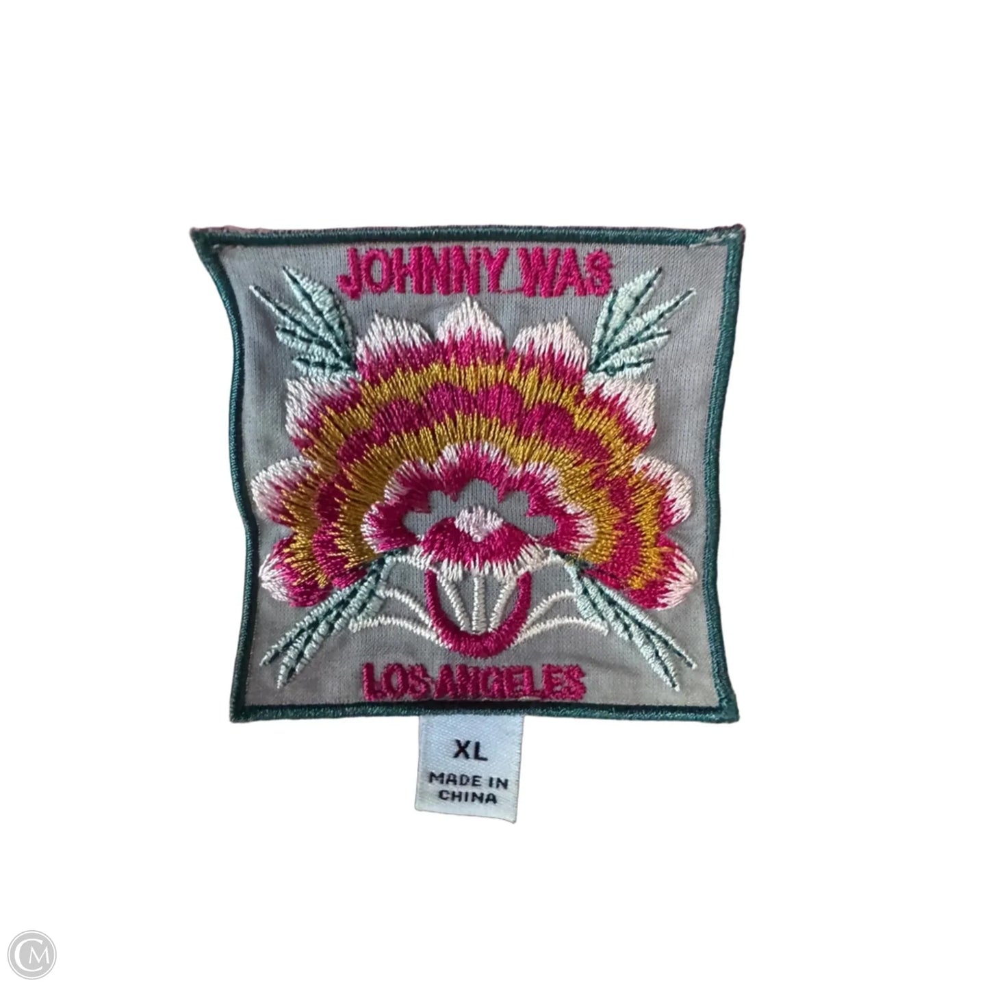 Top Short Sleeve Designer By Johnny Was In Pink, Size: Xl