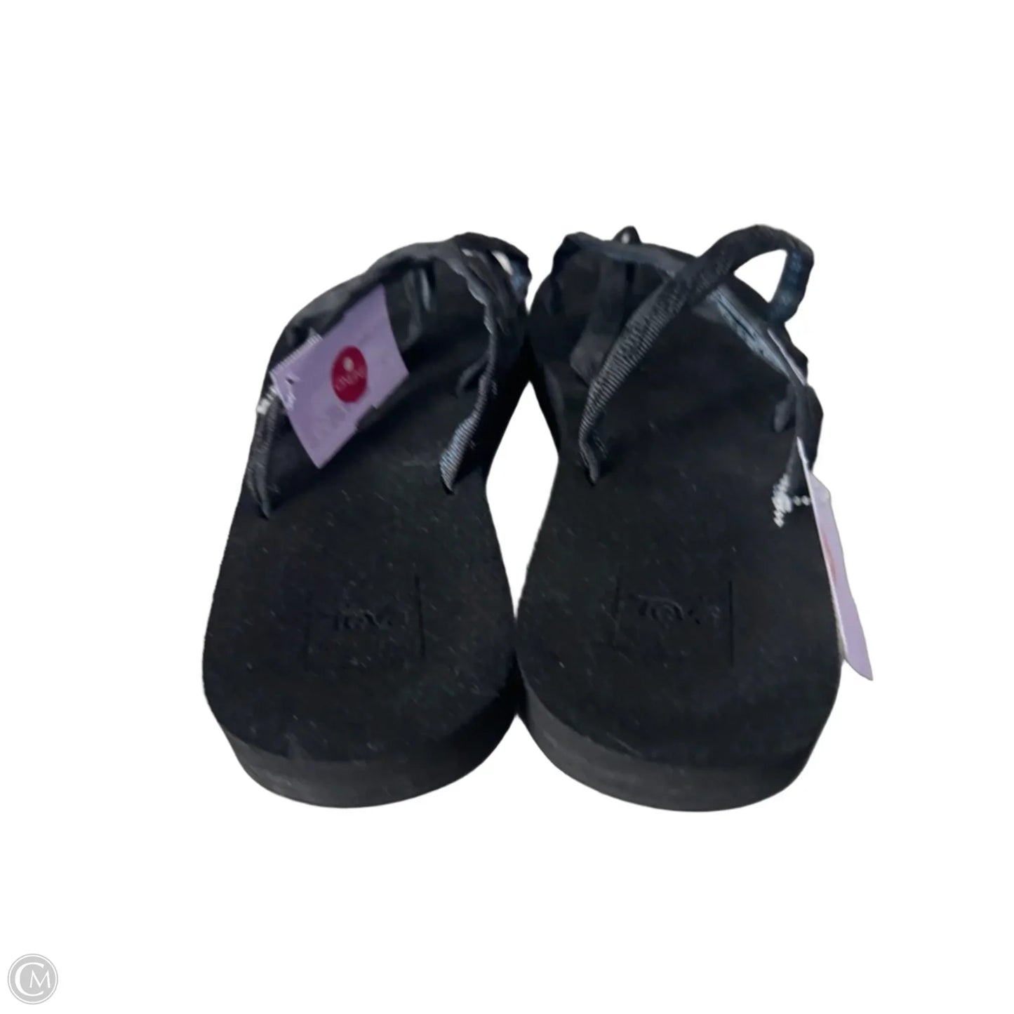 Sandals Flip Flops By Teva In Black, Size: 9