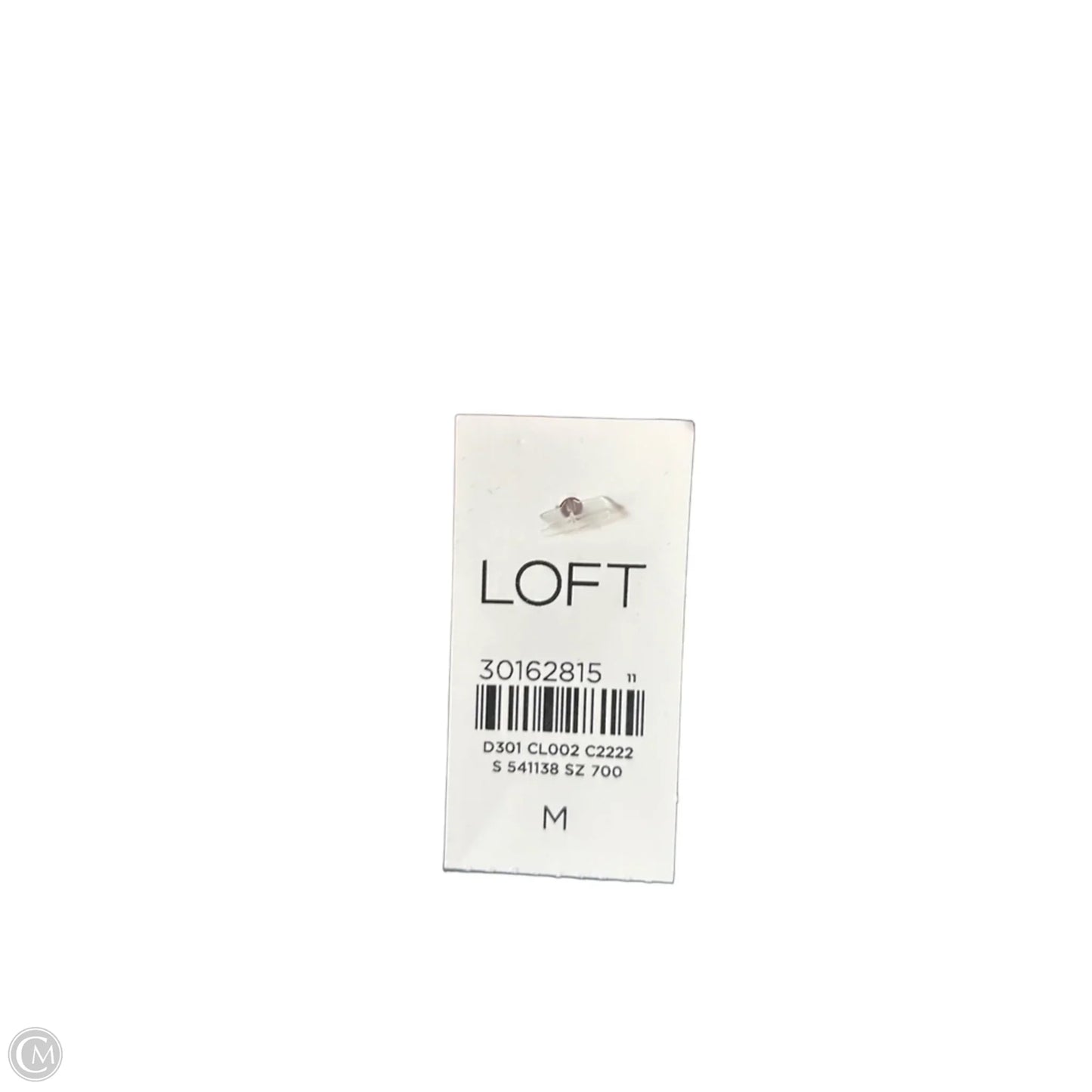 Top Sleeveless By Loft In Black, Size: M