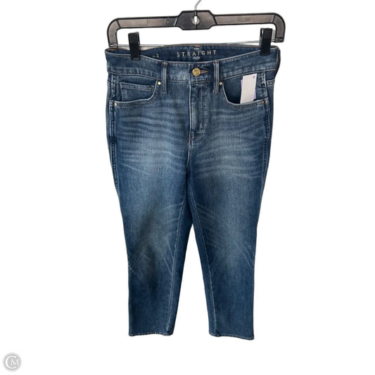 Jeans Straight By White House Black Market In Blue Denim, Size: 2