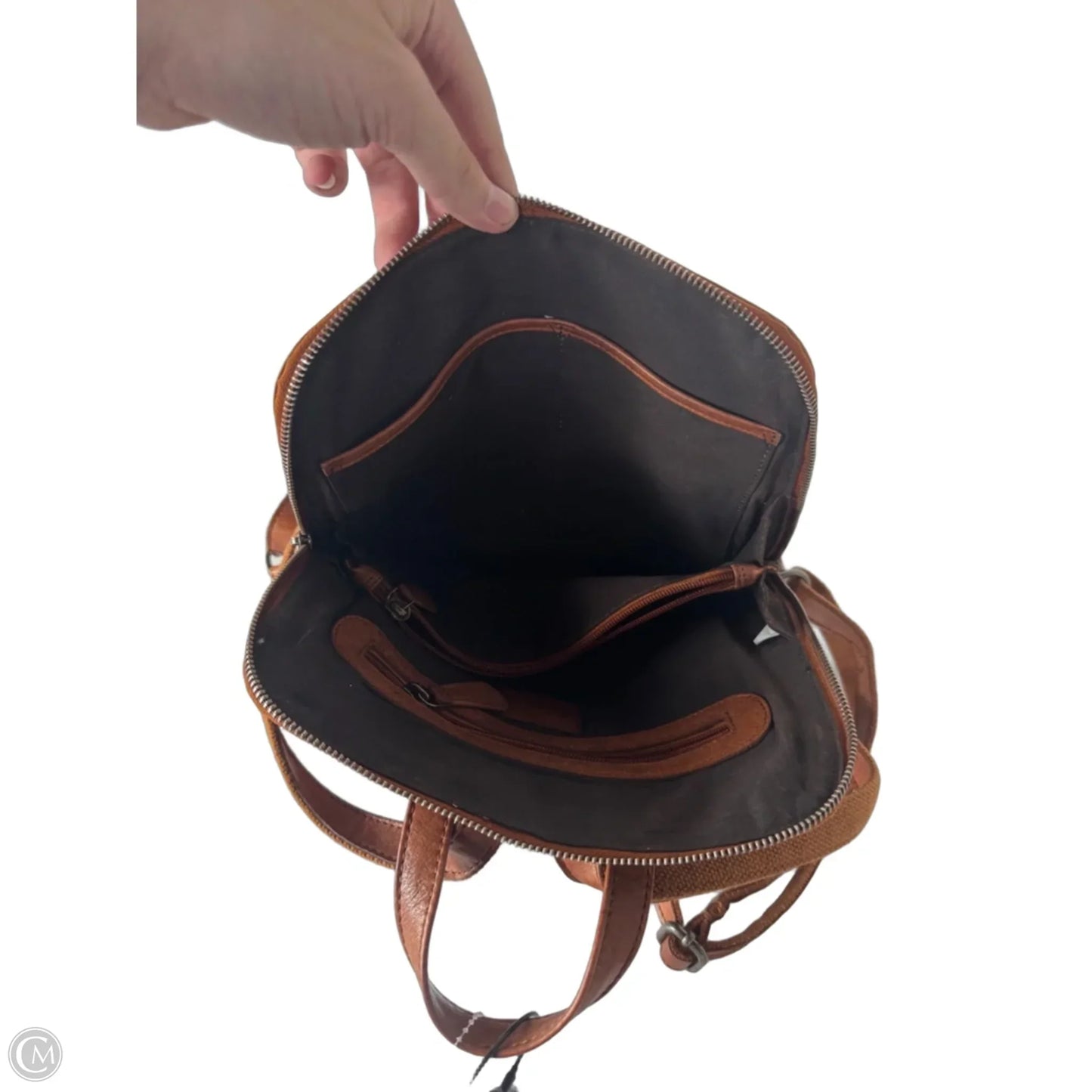 Backpack Leather By Cmc, Size: Medium