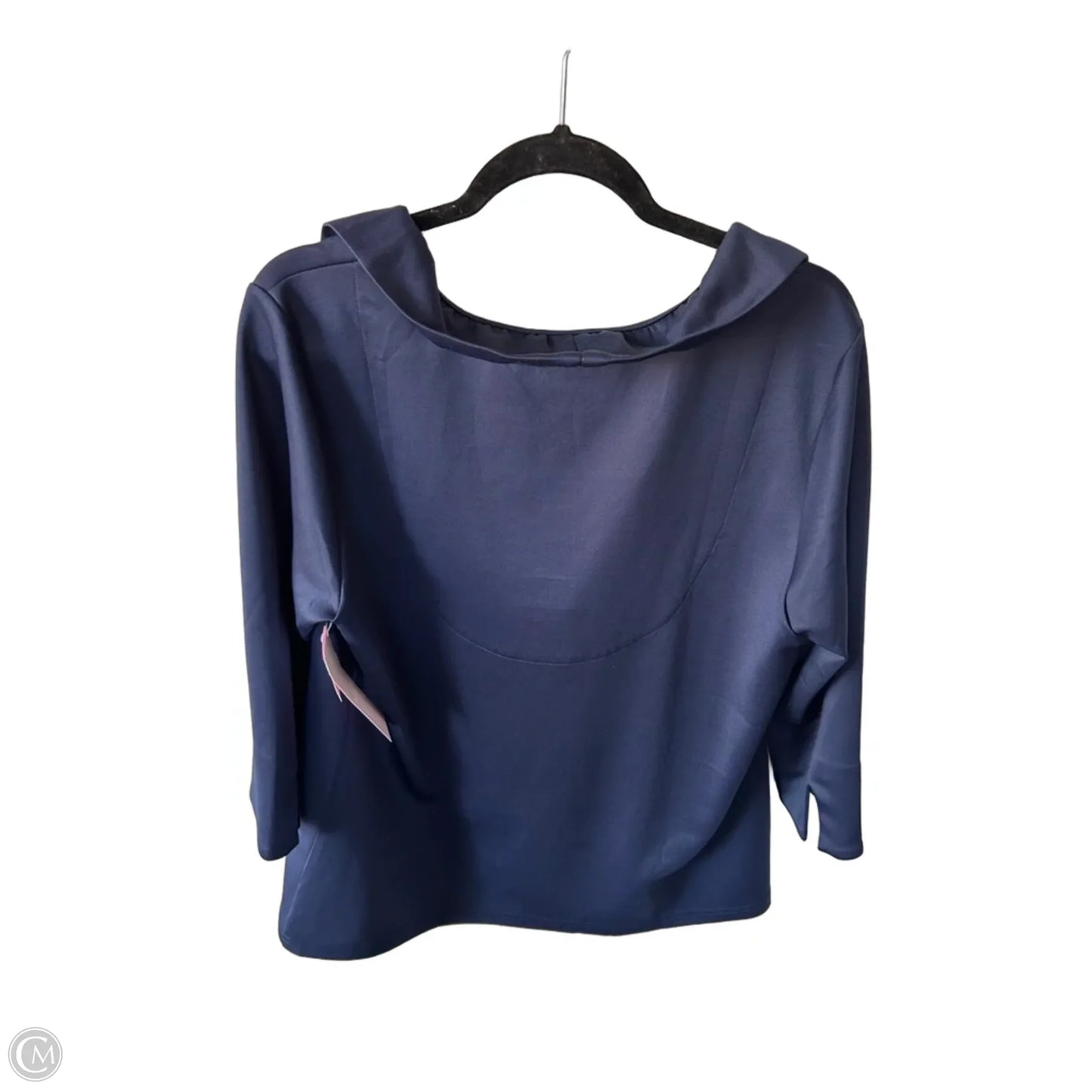 Top Long Sleeve By Gretchen Scott In Blue, Size: Xl