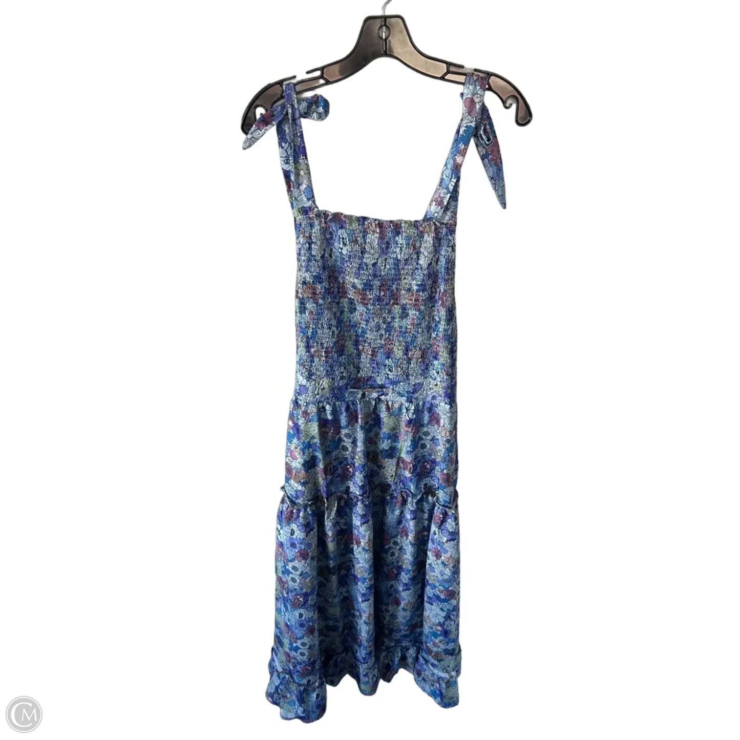 Dress Casual Maxi By Cme In Blue & Purple, Size: L