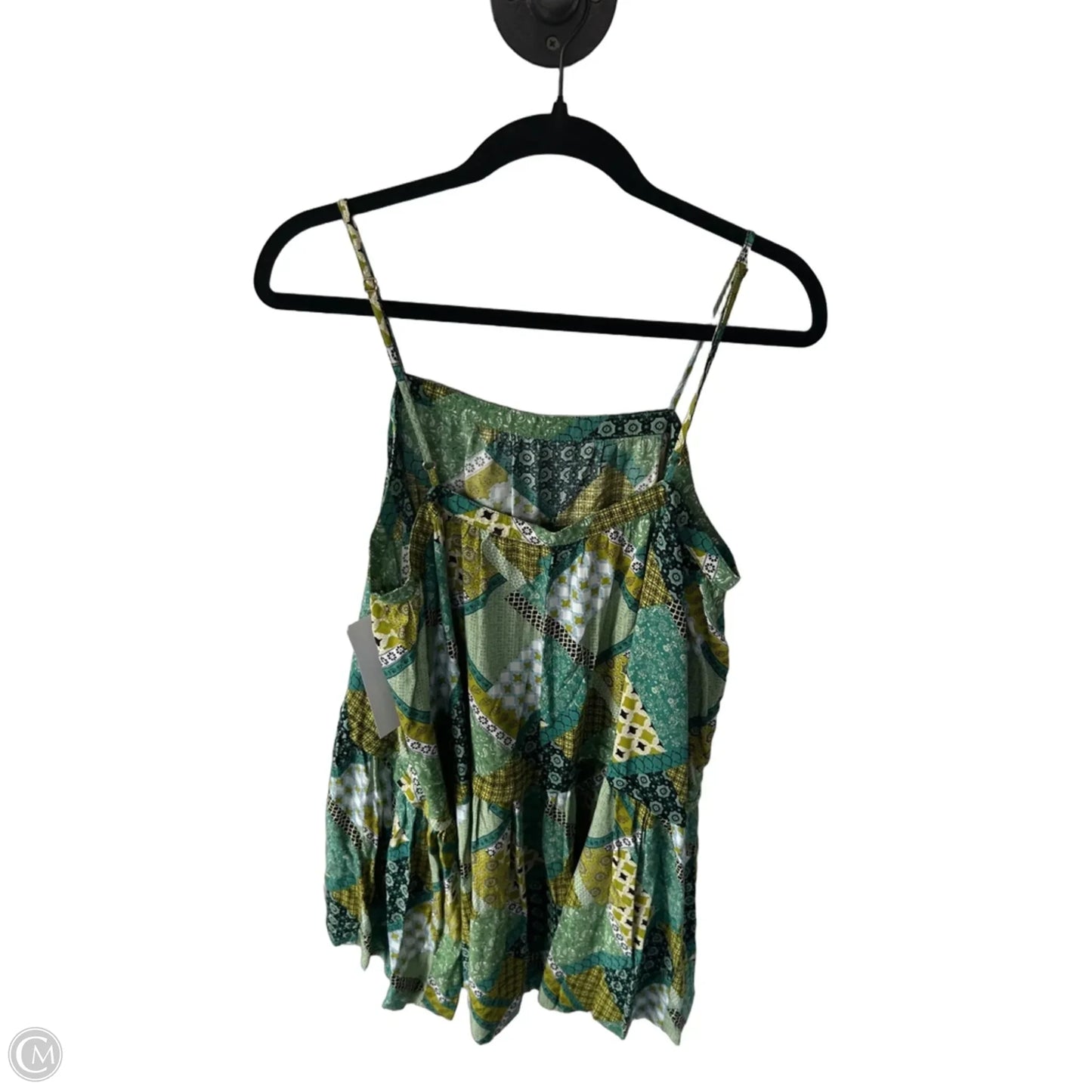 Top Sleeveless By Natural Life In Green, Size: Xl