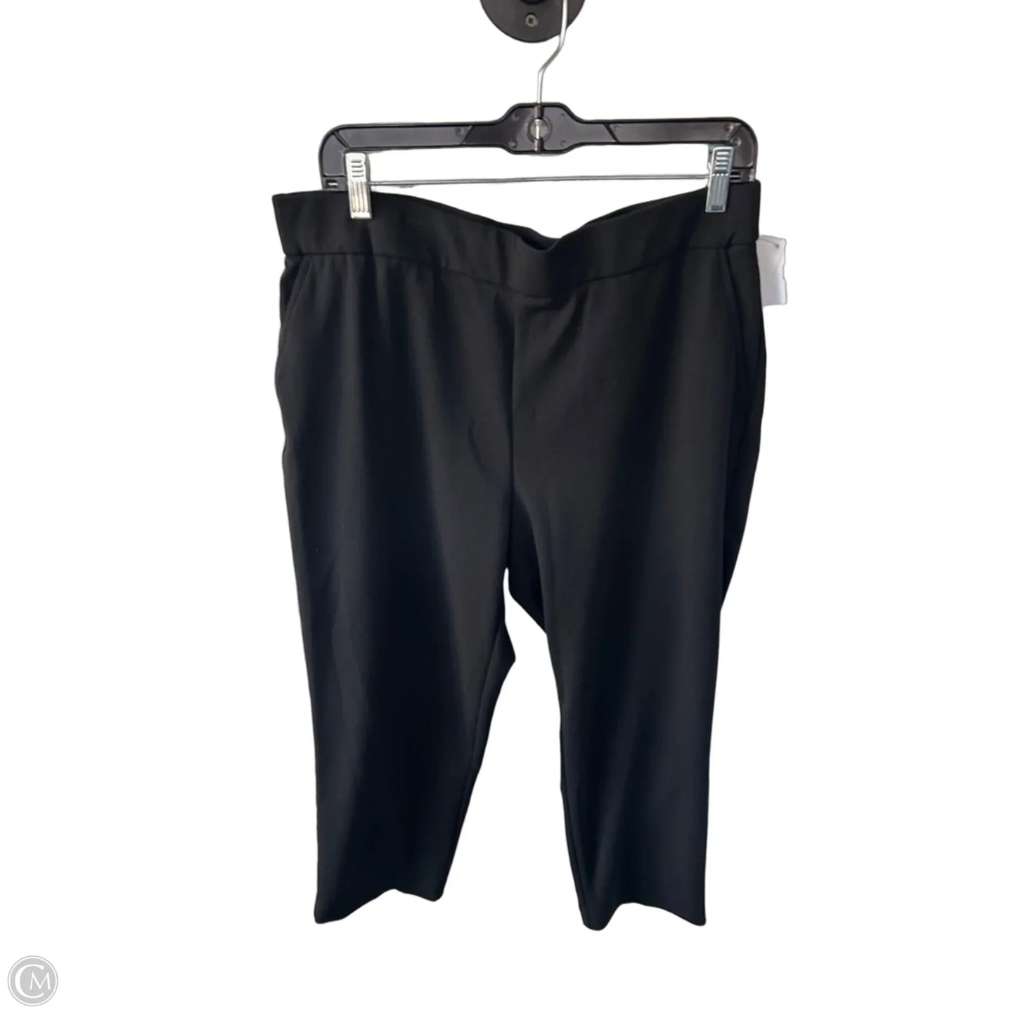 Pants Cropped By Hilary Radley In Black, Size: 12